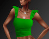 (SL) Lime Frill Top