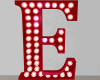 Anim Red Letter E Sign