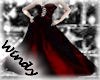 Red And Black Ball Gown