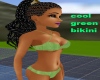 cool green bikini