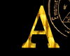 [LS] letter "A" gold