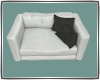 Poseless White Couch