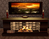 fireplace and picture 