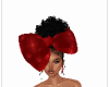 Large Red Hair Bow