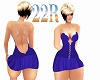 22R* XL Blue dress