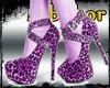 A&L Leopard Purple Heels