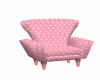 pink heart chair