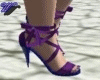 [M]Lace Purple Heels