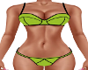 MED-Green/Black Bikini