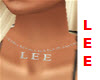 LEE personal name plate
