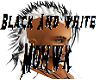 Black And white Mohawk