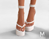 ϻ' sara sandals | white