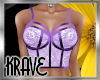 [K] LACE CORSET PURPLE