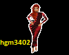 3402 red after5 gown