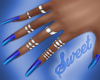 Blues Long Nails n Rings