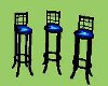blue black stool