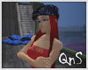 QnS Velvet Hat/ Red Hair