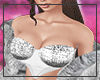 N. Silver Fur Coat