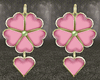 EARRINGS  PINK