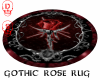 gothic rose rug