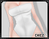 Cz💎White Bodysuit
