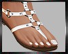 E* White Sandals