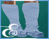 LEG WARMERS BOOTS BLUE