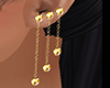 Golden Pearls Earr. CC
