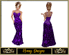 Starlit Purple Gown
