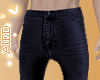 Plain Blue Pants - Jeans
