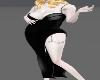 Iva long dress black