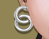 Silver Infinity Earrings