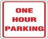 One hour parking