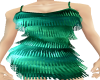 Aqua Fringe Dress