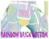 Rainbow Brick Bottom
