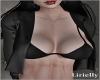 .L. Black Blouse Top