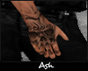 Ash.Skull Hand Tattoo