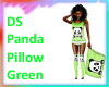 DS Panda pillow green