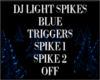 [M]DJ LIGHT SPIKES-BLUE