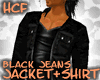 HCF Black Jeans Jacket