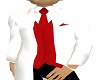 white and blue tux