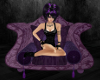 big purple elegant chair