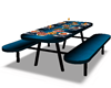 Outdoor Table Blue