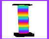 rainbow animated pole