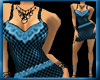 (I) Blue Checkers Dress
