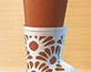 A*White Lace Boots