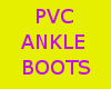 PVC Ankle Boots