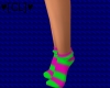 [CL] PinkNGreen Stripe