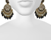 Swinging Gold blk jhumka