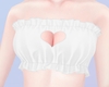 T! Heart Top - White